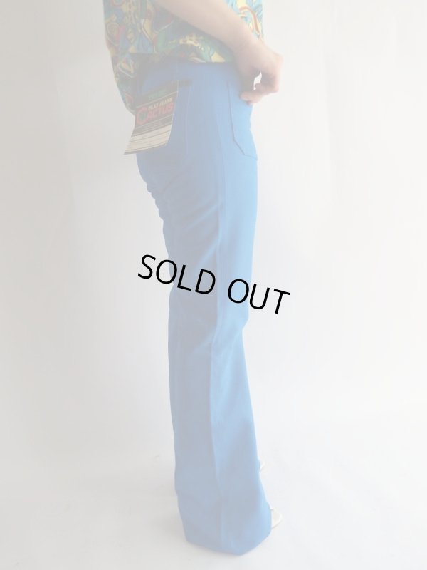 画像3: ★未使用*超カッコいいブルーのvintageカラーパンツ【送料無料】