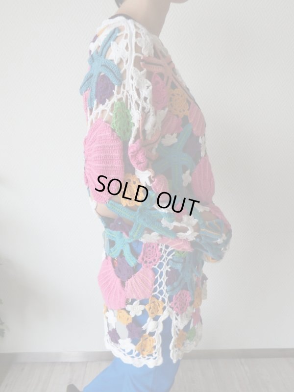 画像3: ★貝やヒトデ柄の極カワモチーフトップス