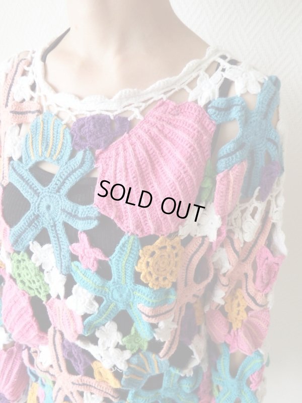 画像6: ★貝やヒトデ柄の極カワモチーフトップス