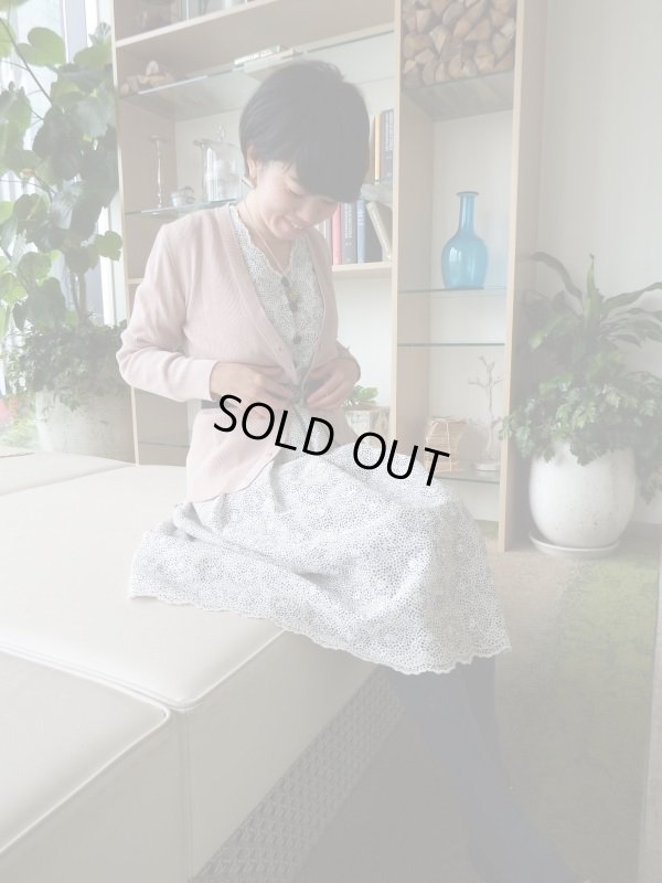 画像13: ★ドットにお花刺繍のエレガントキュートワンピ