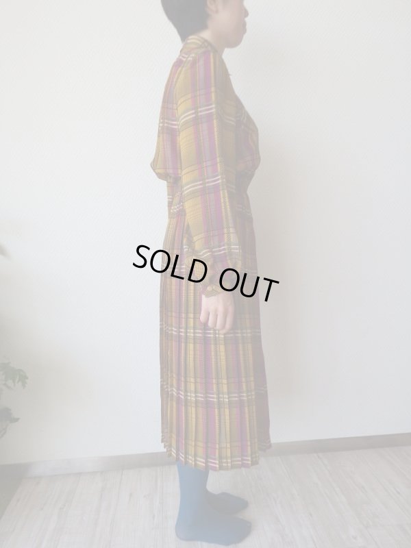 画像3: ★未使用*チェック柄ワンピ