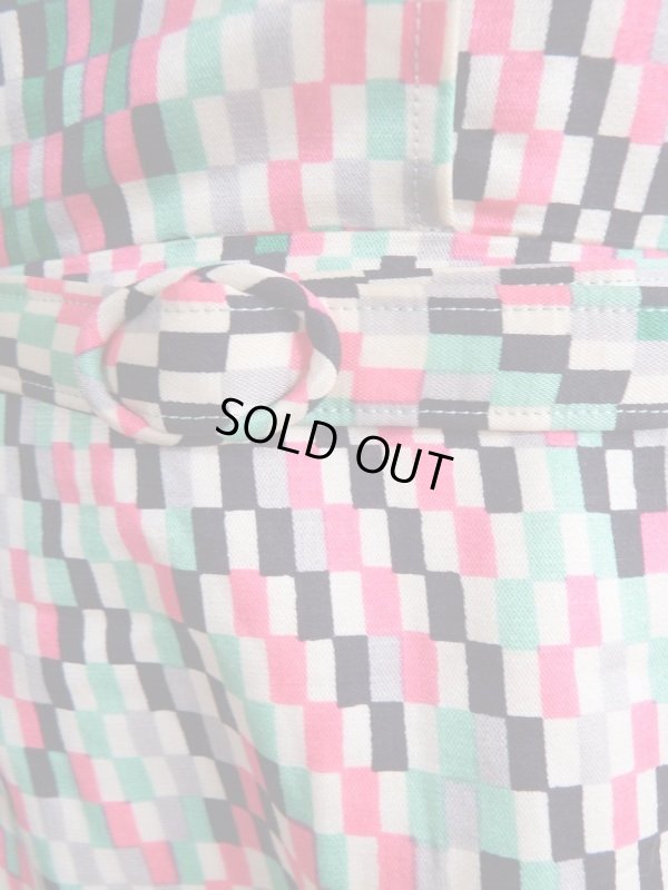 画像9: ★レトロ度満点！幾何学柄ワンピ