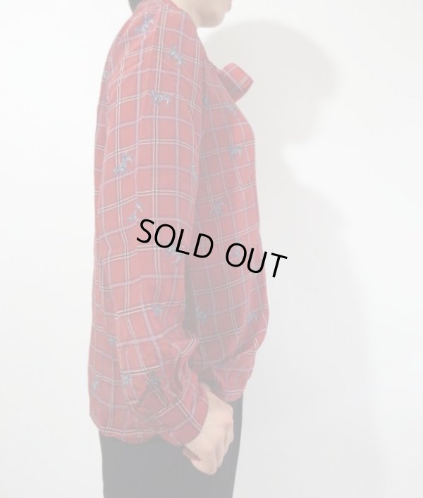 画像3: ★シマウマ柄の棒タイブラウス