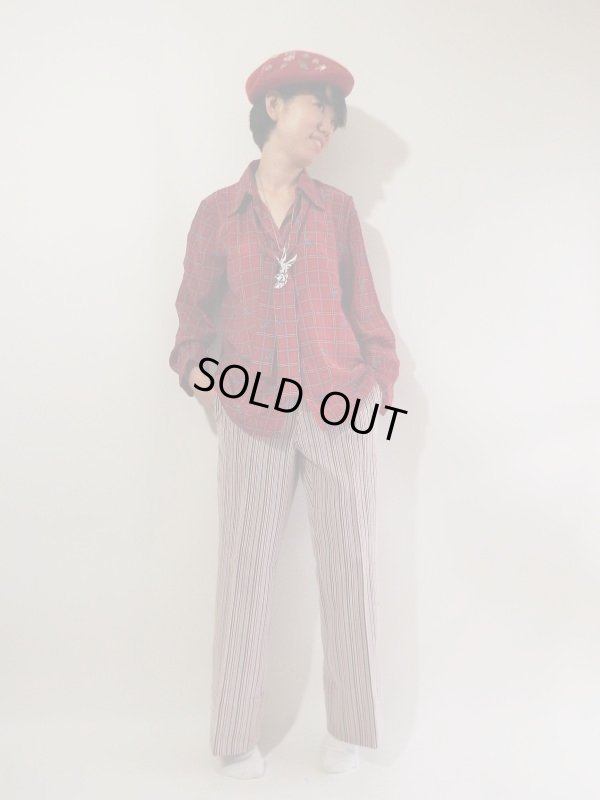 画像10: ★シマウマ柄の棒タイブラウス