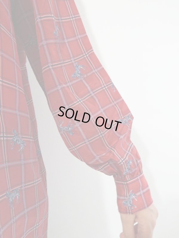 画像7: ★シマウマ柄の棒タイブラウス