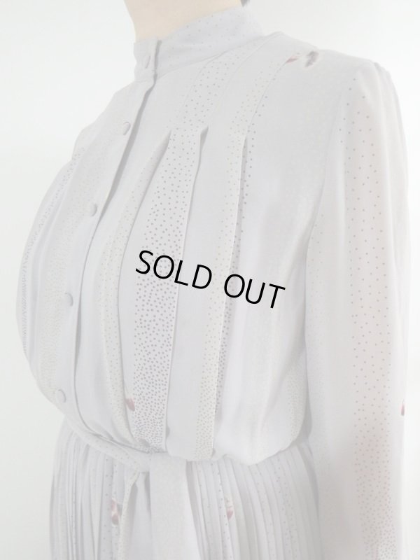 画像7: ★ボタニカル柄の透け感素材ワンピ