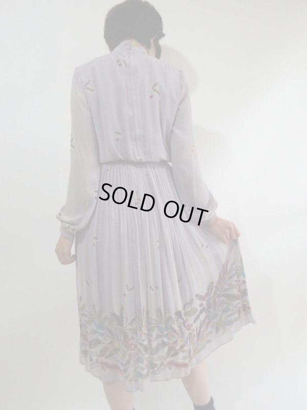 画像5: ★ボタニカル柄の透け感素材ワンピ