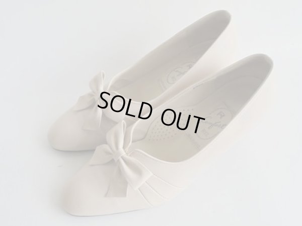 画像10: LIZ リボン白パンプス