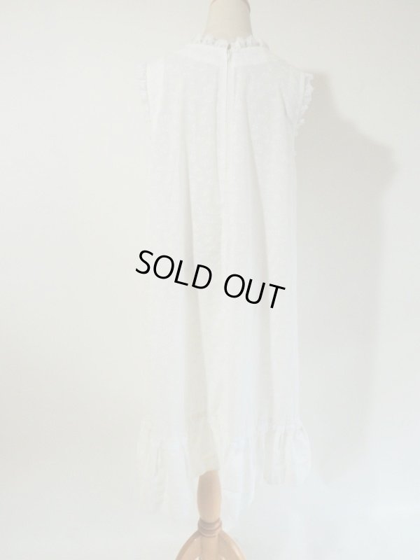 画像5: お花柄のレースフリルワンピ