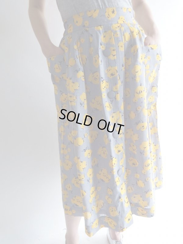 画像8: お花のタックフレアースカート【送料無料】
