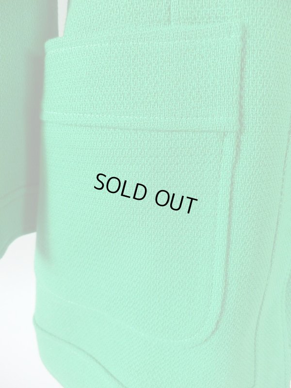 画像13: クレイサス*グリーン色お花ボタンのコート＆ワンピセット