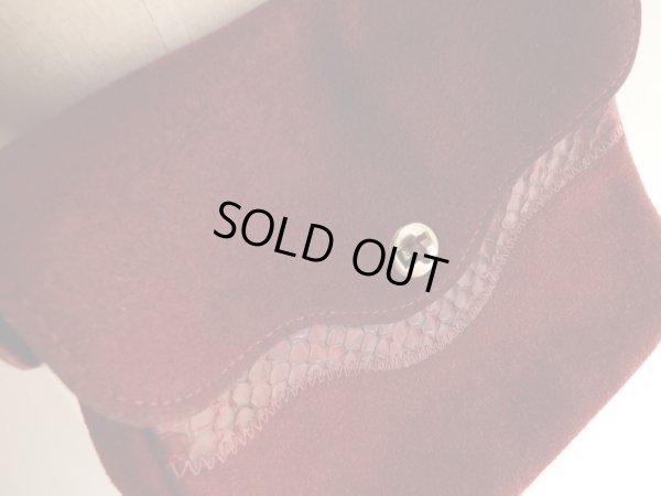 画像4: スエード素材のレトロショルダーバッグ