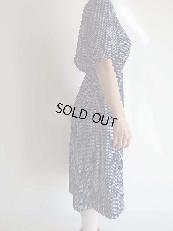 画像12: 未使用*ネイビー色ギンガムチェック柄のセットアップ【送料無料】