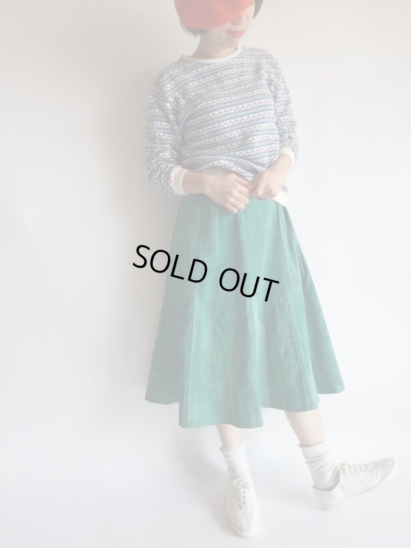 画像3: レトロボーダー柄のコットンニット