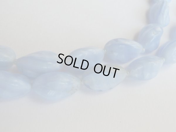 画像7: JAPAN*ブルーアッシュ色の2連ビーズネックレス