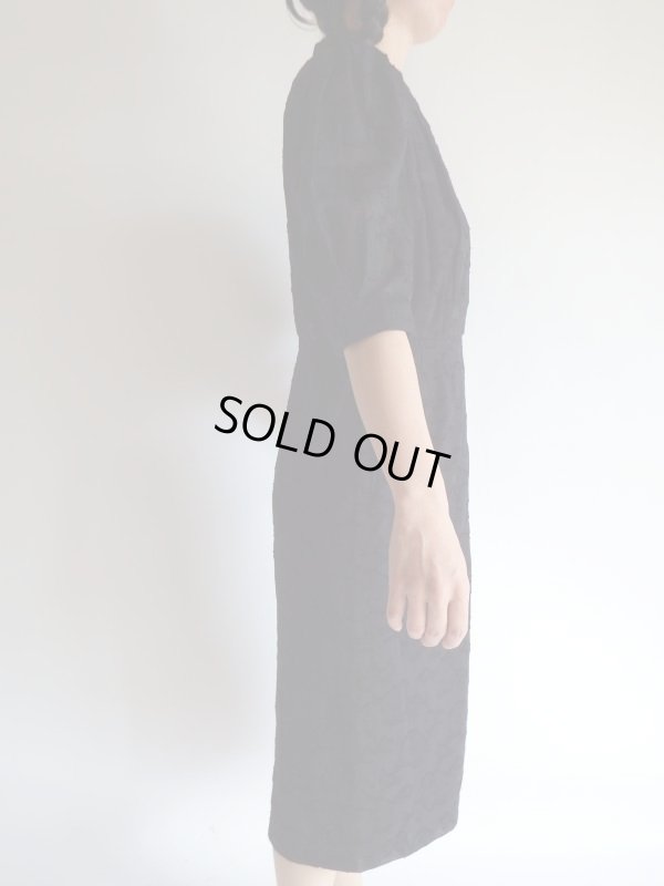 画像5: KEIZO AYATA*プレタポルテ黒色コットンワンピ【送料無料】