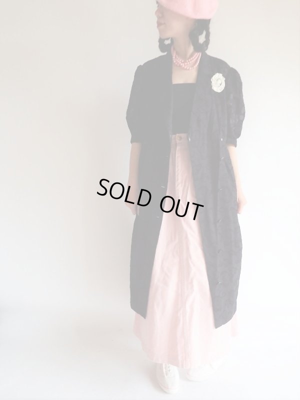 画像3: KEIZO AYATA*プレタポルテ黒色コットンワンピ【送料無料】