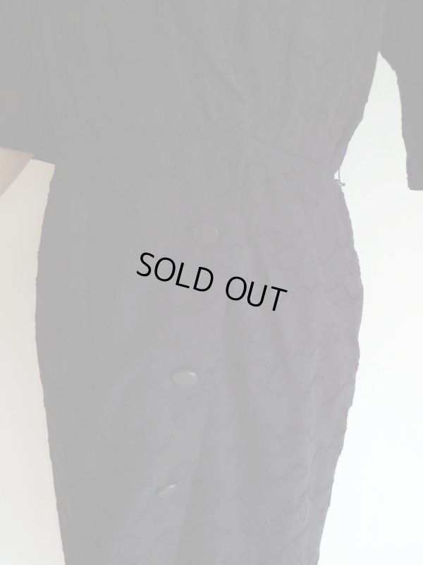 画像8: KEIZO AYATA*プレタポルテ黒色コットンワンピ【送料無料】