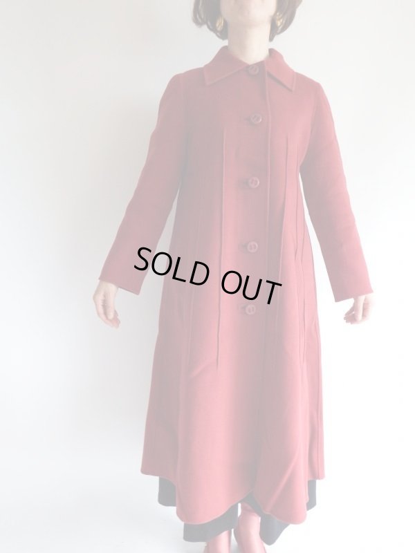 画像4: イタリア製*ダークレッド色コート【送料無料】