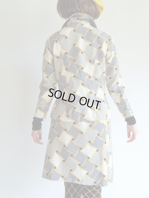 画像7: お仕立て品*レトロな手裏剣柄セットアップ【送料無料】