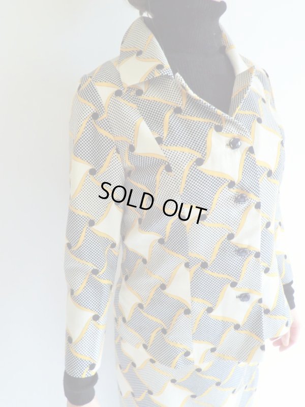 画像8: お仕立て品*レトロな手裏剣柄セットアップ【送料無料】