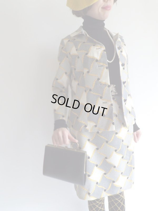 画像4: お仕立て品*レトロな手裏剣柄セットアップ【送料無料】