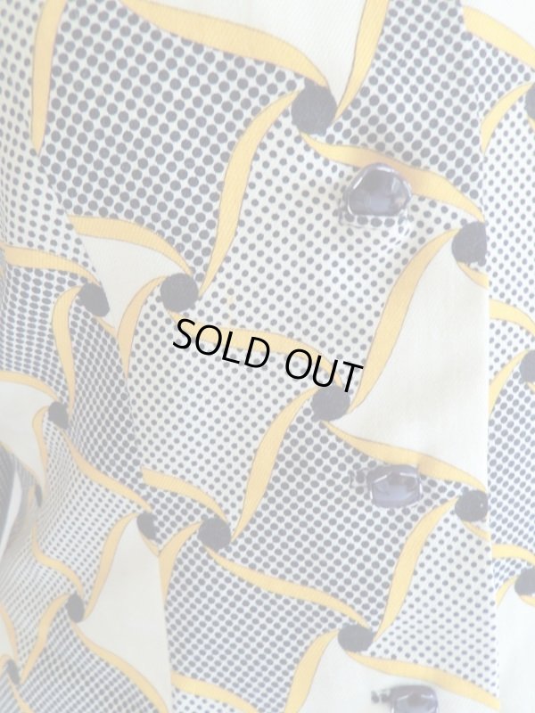 画像9: お仕立て品*レトロな手裏剣柄セットアップ【送料無料】