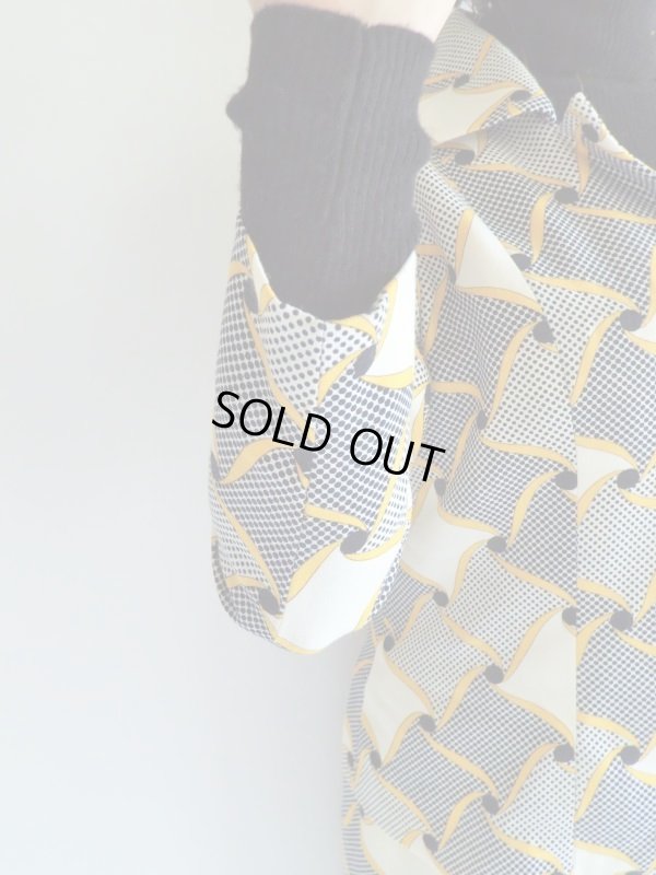 画像11: お仕立て品*レトロな手裏剣柄セットアップ【送料無料】