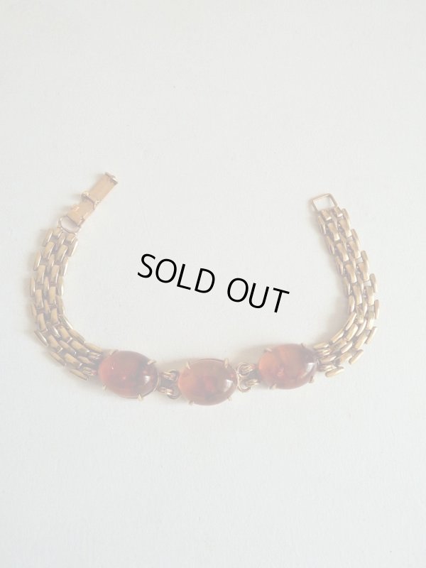 画像6: 琥珀みたいなパーツのブレスレット