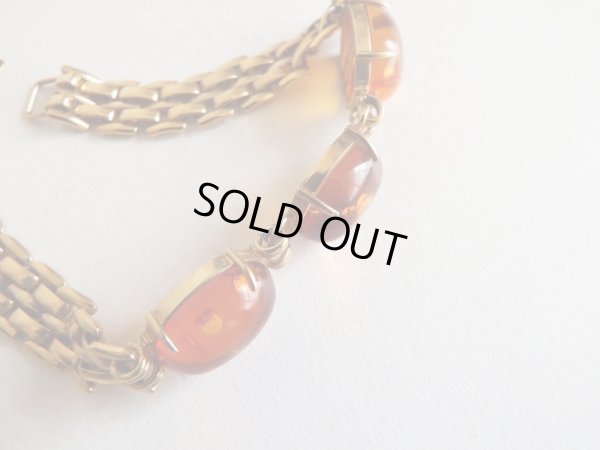 画像4: 琥珀みたいなパーツのブレスレット