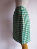 画像6: Houndstooth Check Skirt/Emerald Green