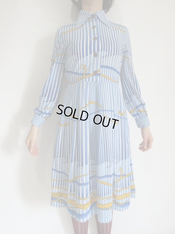 画像3: 黄色いベルト柄のワンピース