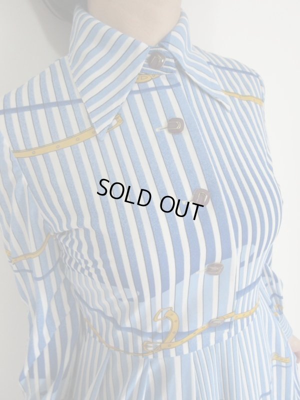 画像7: 黄色いベルト柄のワンピース