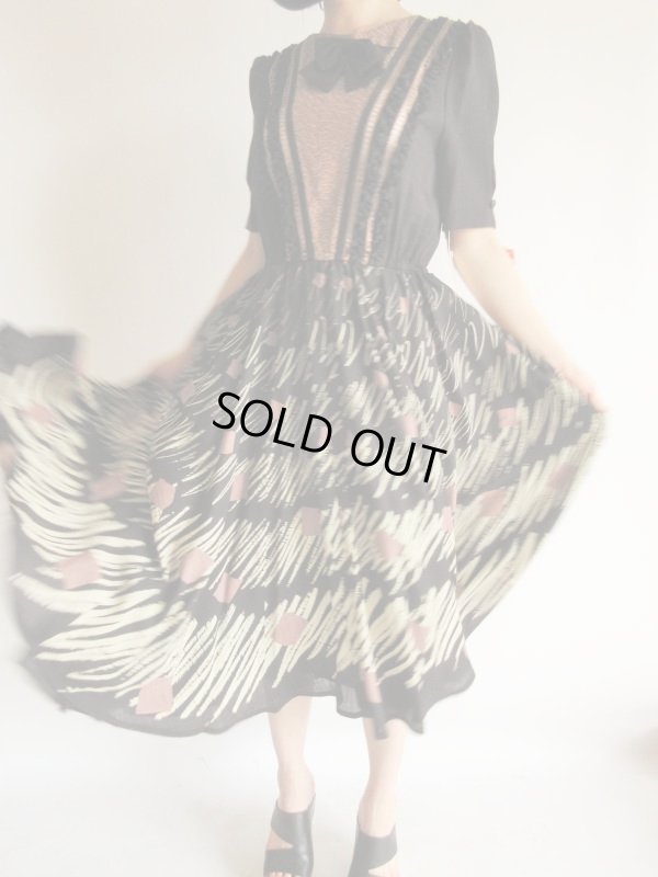 画像3: Dead stock*高級感のあるスモ―キーカラーワンピース