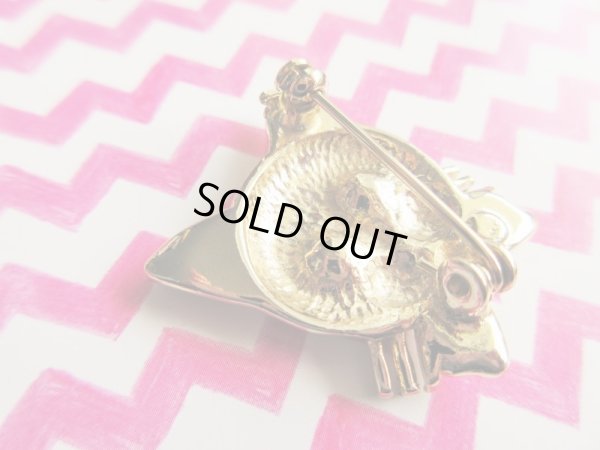 画像6: グリーンアイの猫ちゃんブローチ