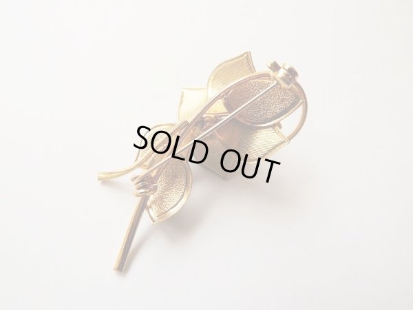 画像5: 天然石*お花と葉っぱのブローチ