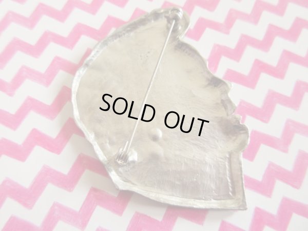 画像5: 【再入荷】未使用*リーゼントのロカビリーブローチ