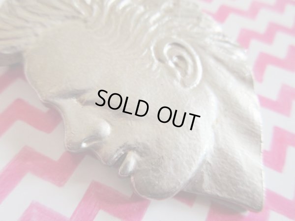 画像3: 【再入荷】未使用*リーゼントのロカビリーブローチ