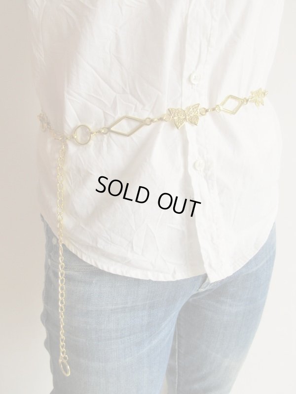 画像4: 未使用*ゴールドチェーンベルトＰ