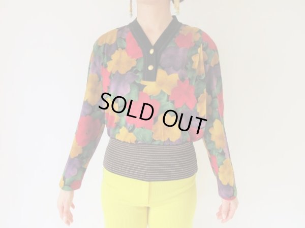 画像3: 華やぎフラワーデザインニット