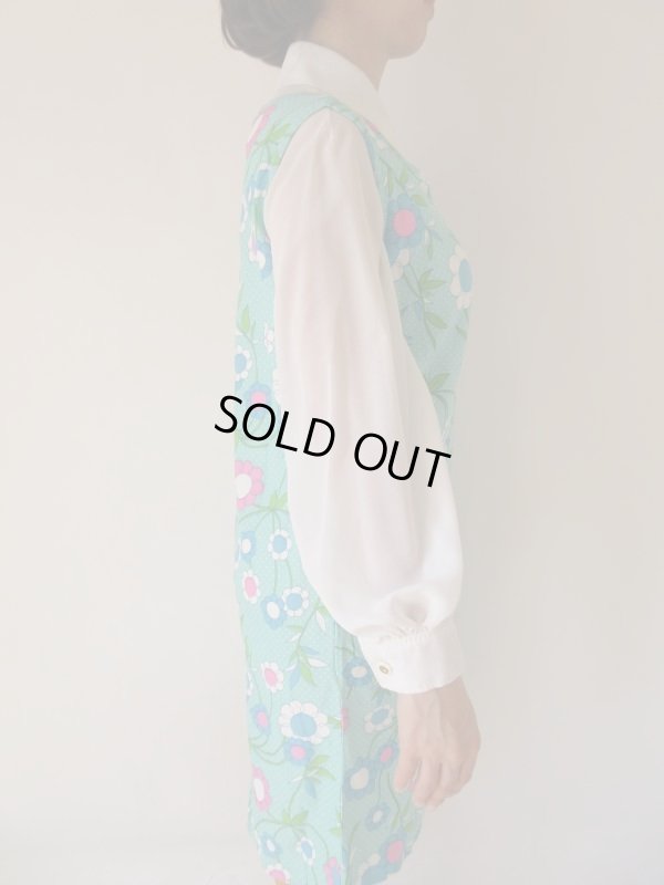 画像4: 【チャーミングに目立つ*】海外ヴィンテージ*Dead stockワンピース