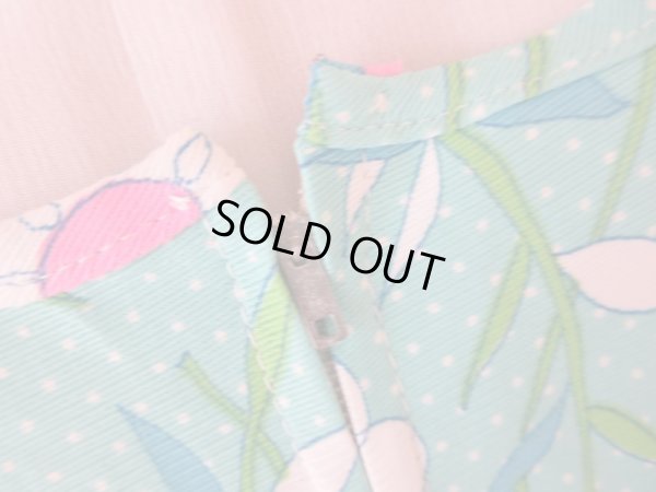 画像6: 【チャーミングに目立つ*】海外ヴィンテージ*Dead stockワンピース