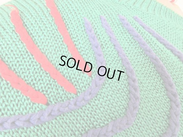 画像8: 立体ステッチとポンポンのカーディガン