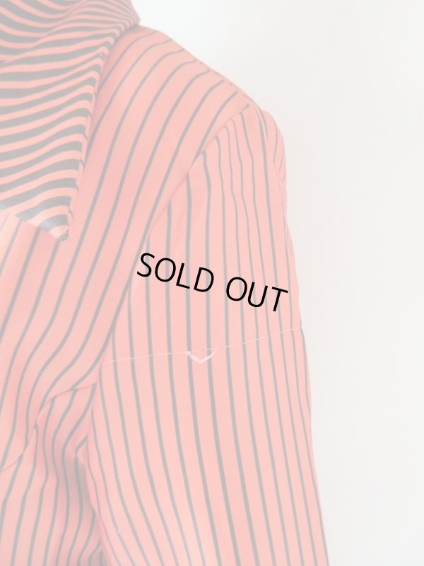 画像7: アジサイとストライプ柄のワンピース