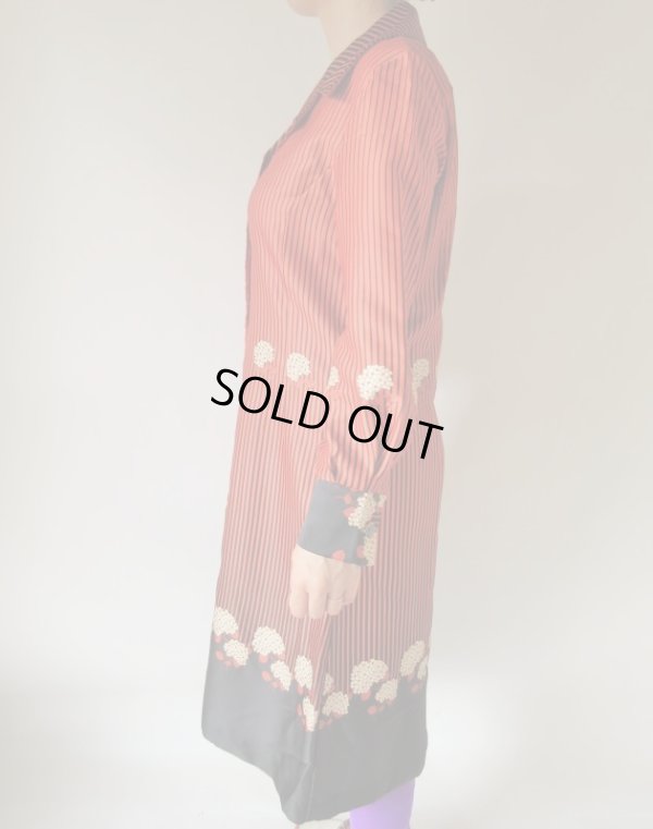 画像4: アジサイとストライプ柄のワンピース