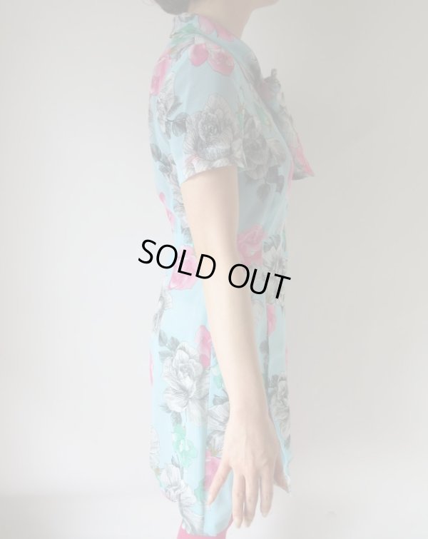 画像4: 清涼感のある爽やかリボンタイワンピース