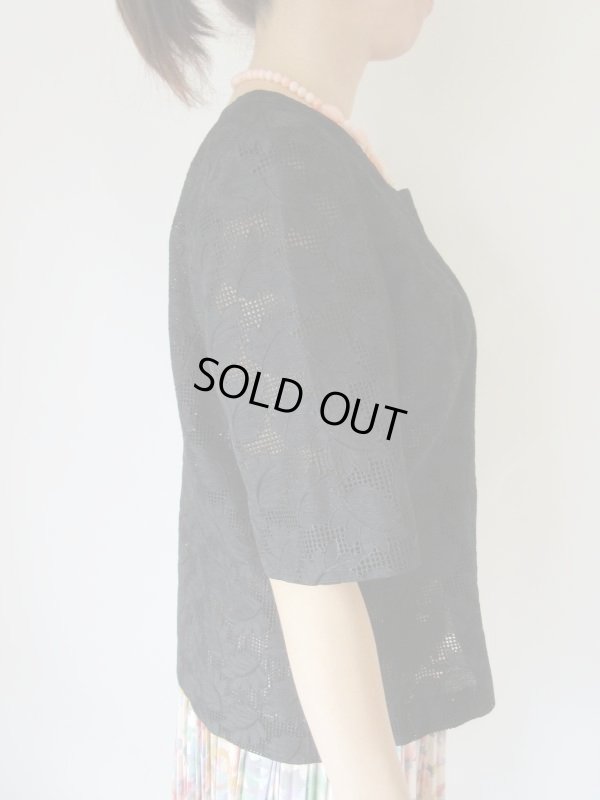 画像4: 葉っぱ模様のサマージャケット