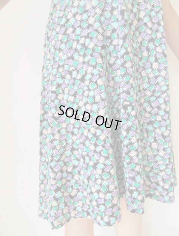 画像11: 爽やかチュールの切り替え襟ワンピース