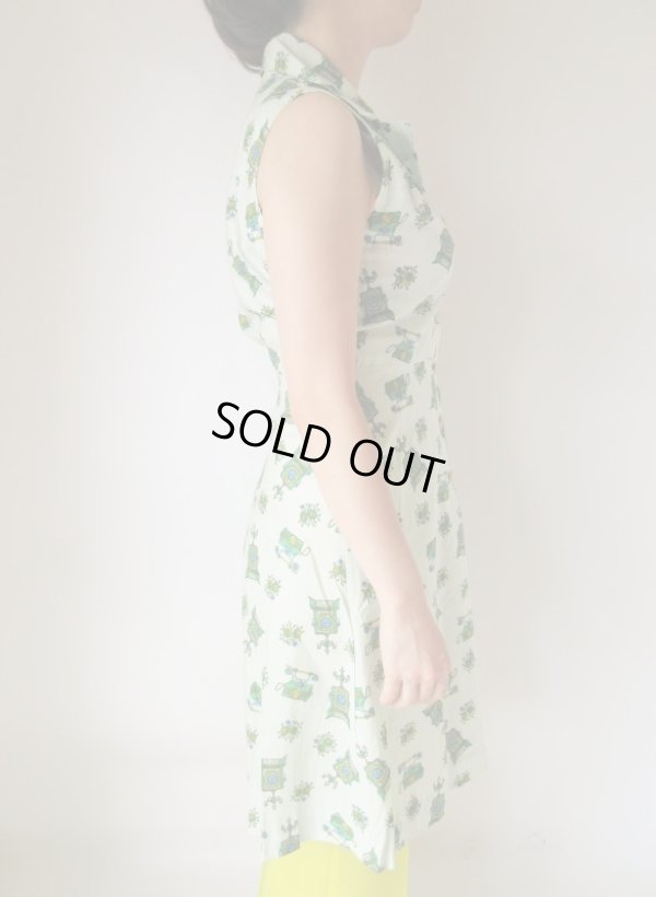 画像4: デットストック*電話柄がチャーミングなワンピース