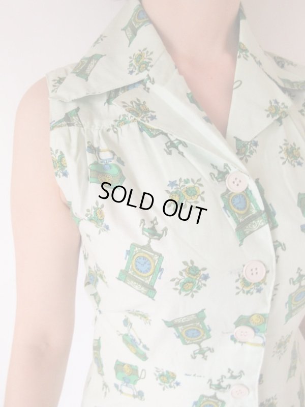 画像6: デットストック*電話柄がチャーミングなワンピース